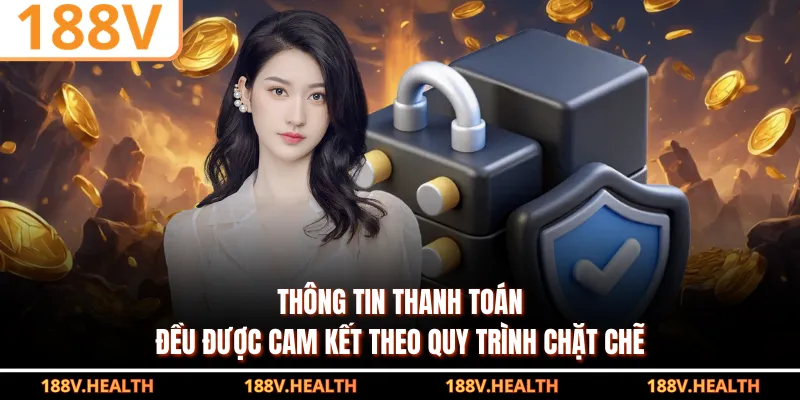 Thông tin thanh toán đều được cam kết theo quy trình chặt chẽ